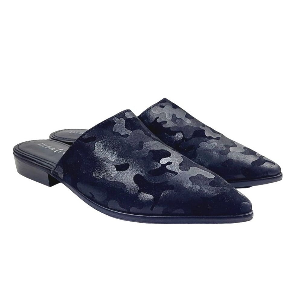 Diba‎ True Pointed-Toe Leather Mules - Size 8.5